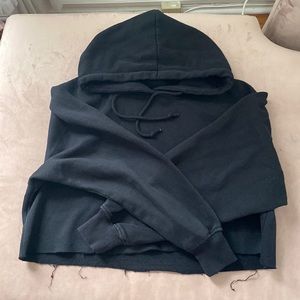 Cute all black cropped sweater